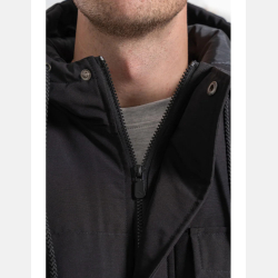 CZARNA męska czapka OCIEPLANA polar uniwersalna MORAJ